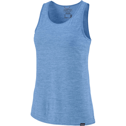 PATAGONIA WOMEN'S CAPILENE COOL DAILY TANK - LIGHT ABUNDANT BLUE FRONT
