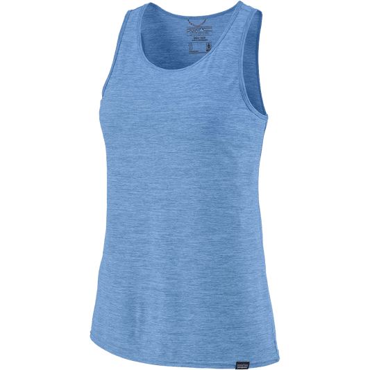 PATAGONIA WOMEN'S CAPILENE COOL DAILY TANK - LIGHT ABUNDANT BLUE FRONT