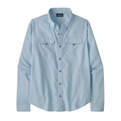 PATAGONIA LONGSLEEVE SELF GUIDED HIKE SHIRT - CHILLED BLUE 