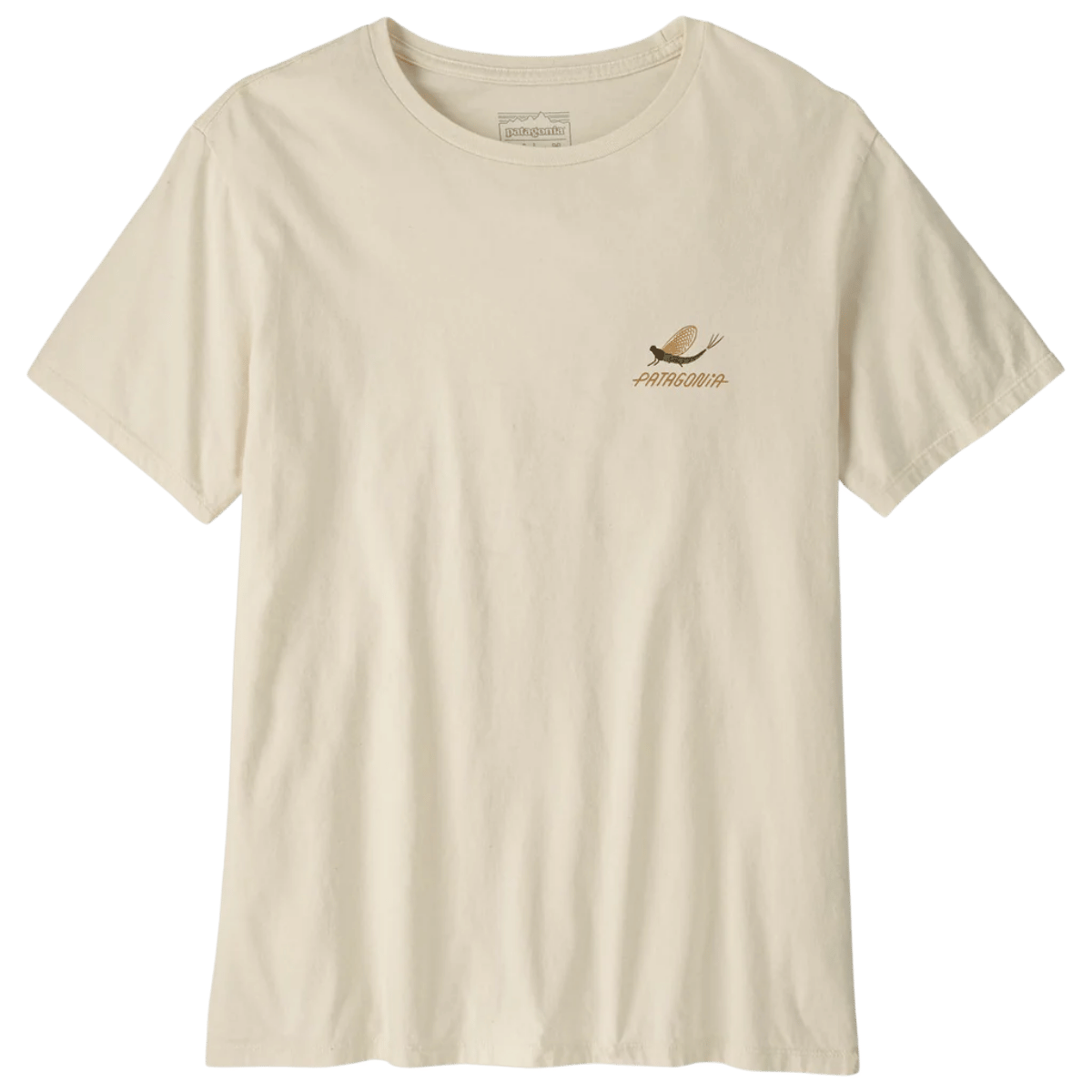 PATAGONIA MEN'S BUGGY ORGANIC T-SHIRT - UNDYED NATURAL FRONT