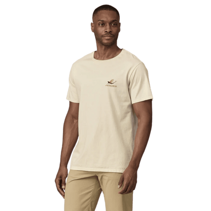 PATAGONIA MEN'S BUGGY ORGANIC T-SHIRT - UNDYED NATURAL WW FRONT