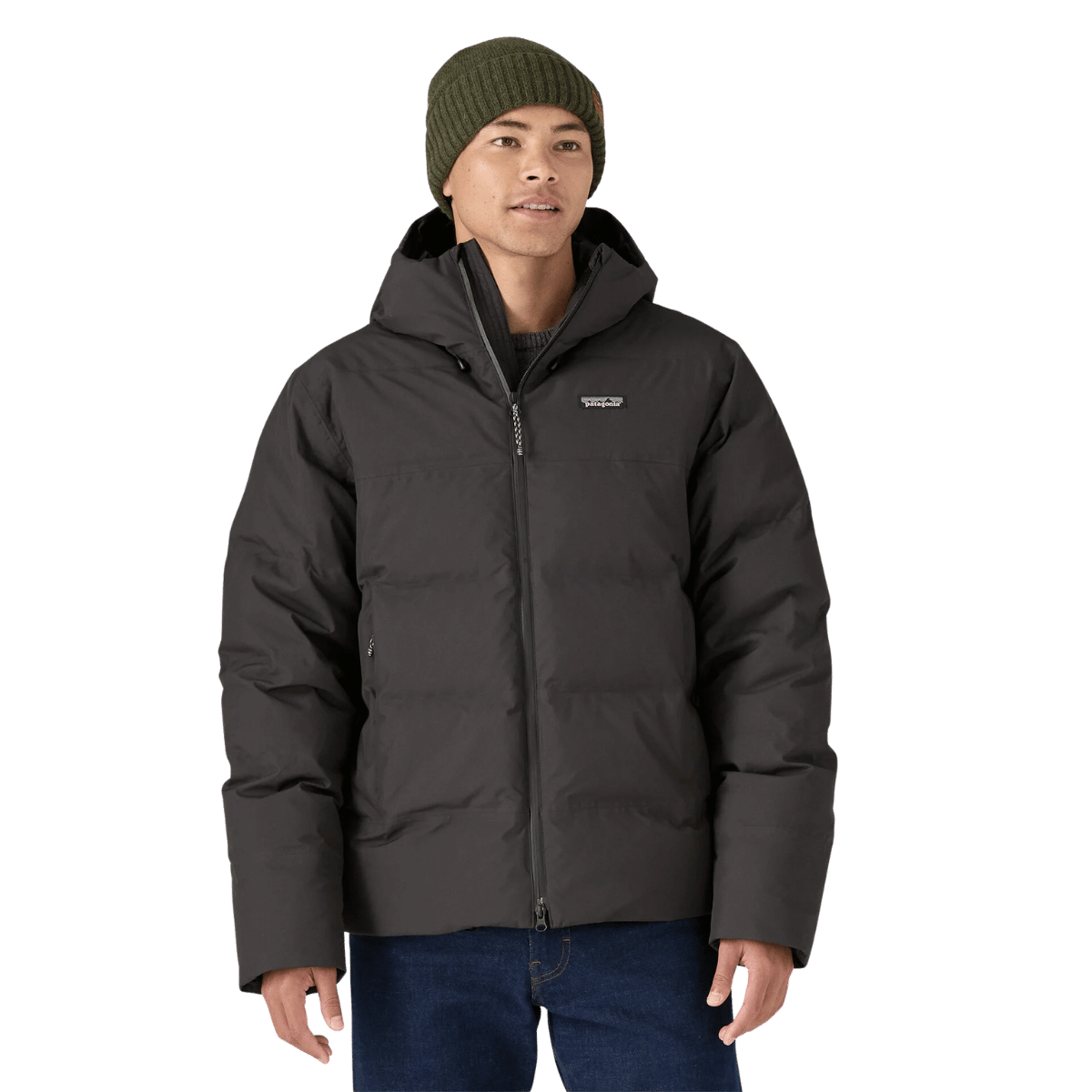 PATAGONIA MEN'S JACKSON GLACIER JACKET - BLACK WW FRONT