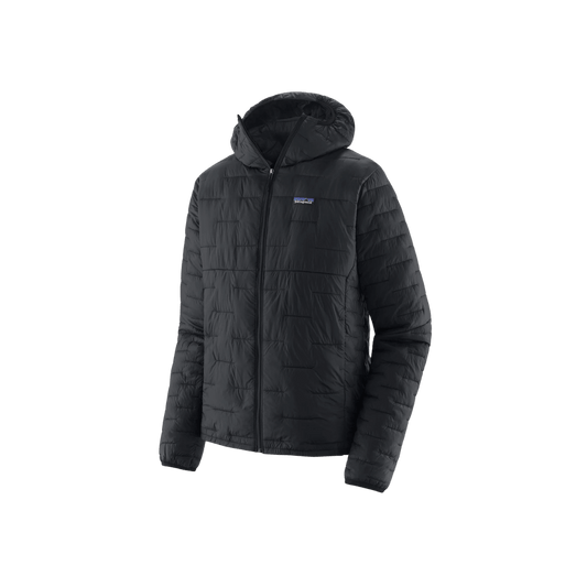 PATAGONIA MICRO PUFF HOODY-BLACK FRONT