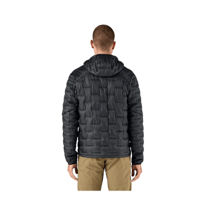 PATAGONIA MICRO PUFF HOODY-BLACK BACK MODEL