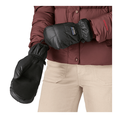 PATAGONIA NANO PUFF MITTS - BLACK WORN MODEL