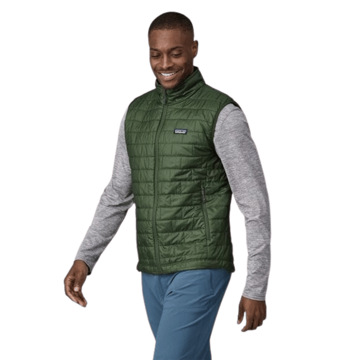 PATAGONIA NANO PUFF VEST - TORREY PINE GREEN FRONT WW FRONT
