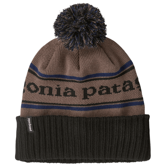 PATAGONIA POWDER TOWN CLASSIC BEANIE - MARLOW BROWN - FRONT VIEW