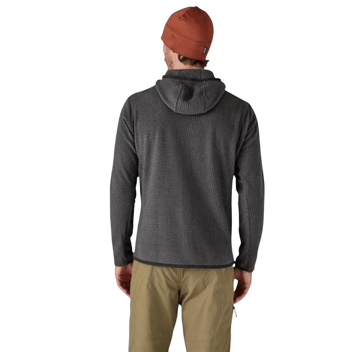 PATAGONIA R1 AIR FULL-ZIP HOODY - FORGE GREY WW BACK