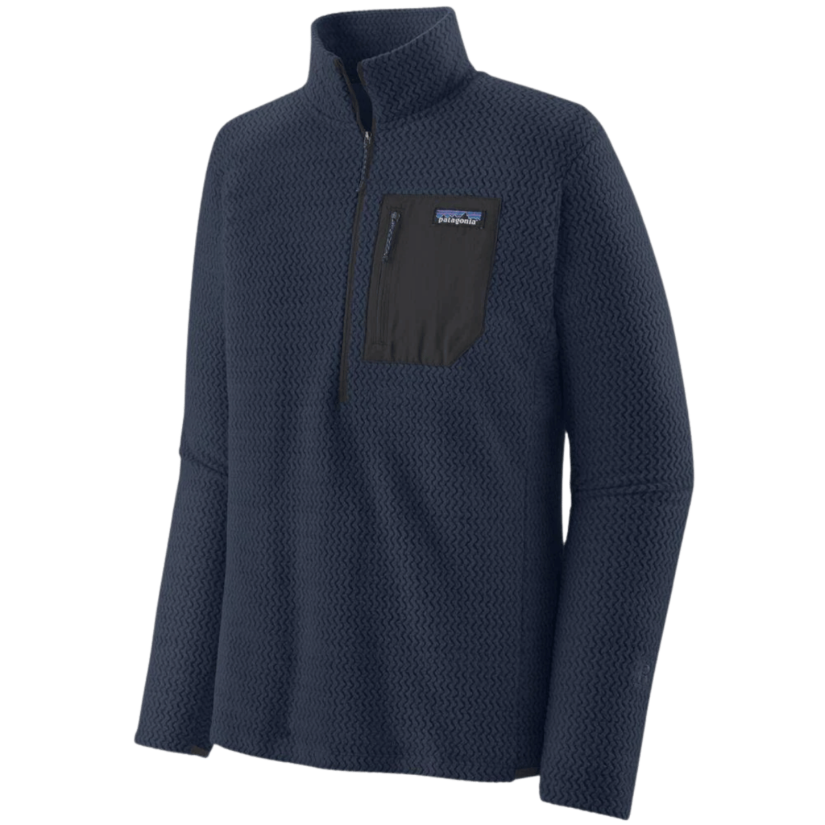 PATAGONIA R1 AIR ZIP NECK - NEW NAVY FRONT