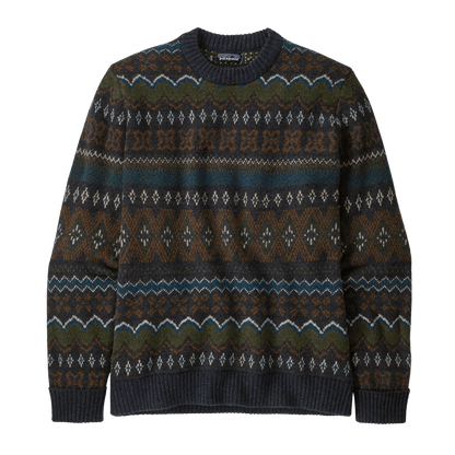 PATAGONIA RECYCLED WOOL-BLEND SWEATER - SMOLDER BLUE FRONT