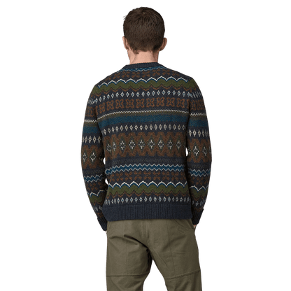PATAGONIA RECYCLED WOOL-BLEND SWEATER - SMOLDER BLUE WW BACK
