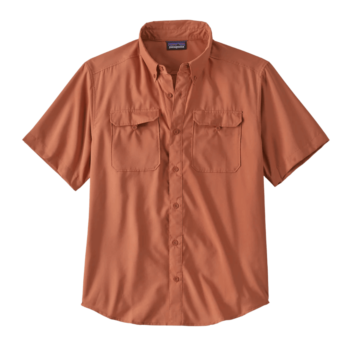 PATAGONIA SELF GUIDED HIKE SHIRT - SIENNA CLAY FRONT