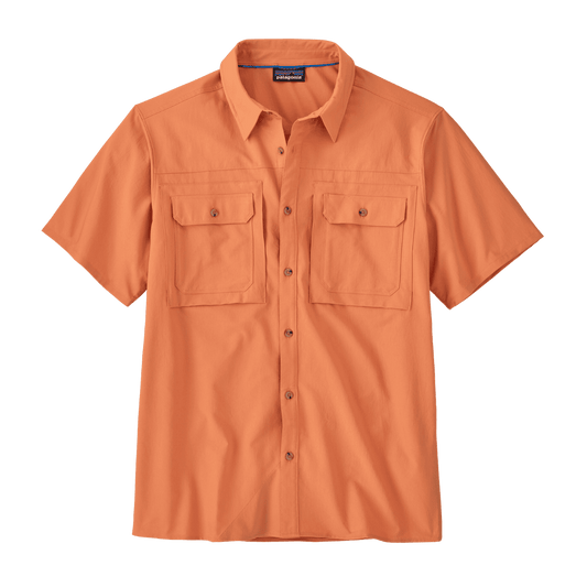 PATAGONIA SHORTSLEEVE SELF-GUIDED SUN SHIRT - ROCKMELON FRONT