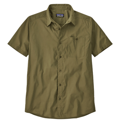 PATAGONIA SUNRISE STREAM SHIRT - TENT GREEN FRONT