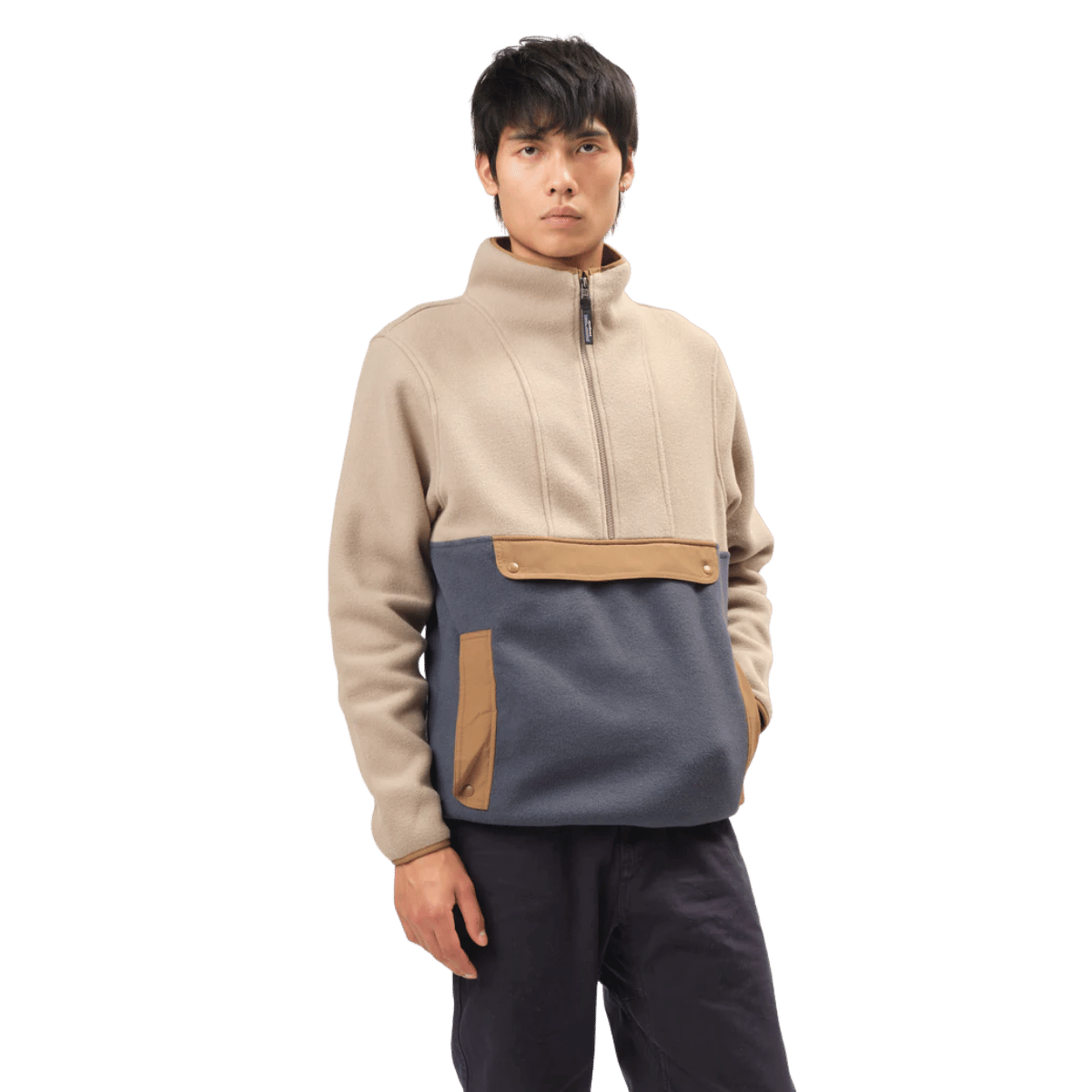 PATAGONIA SYNCHILLA ANORAK - SMOLDER BLUE WW FRONT
