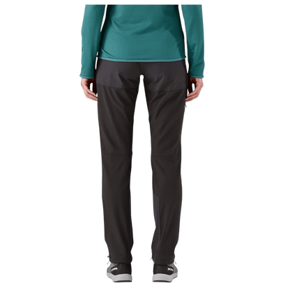PATAGONIA WOMEN'S TERRAVIA ALPINE REGULAR PANTS - BLACK - BACK VIEW WW
