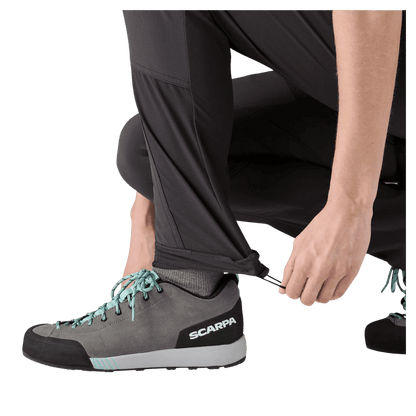 PATAGONIA WOMEN'S TERRAVIA ALPINE REGULAR PANTS - BLACK - ADJUSTABLE 