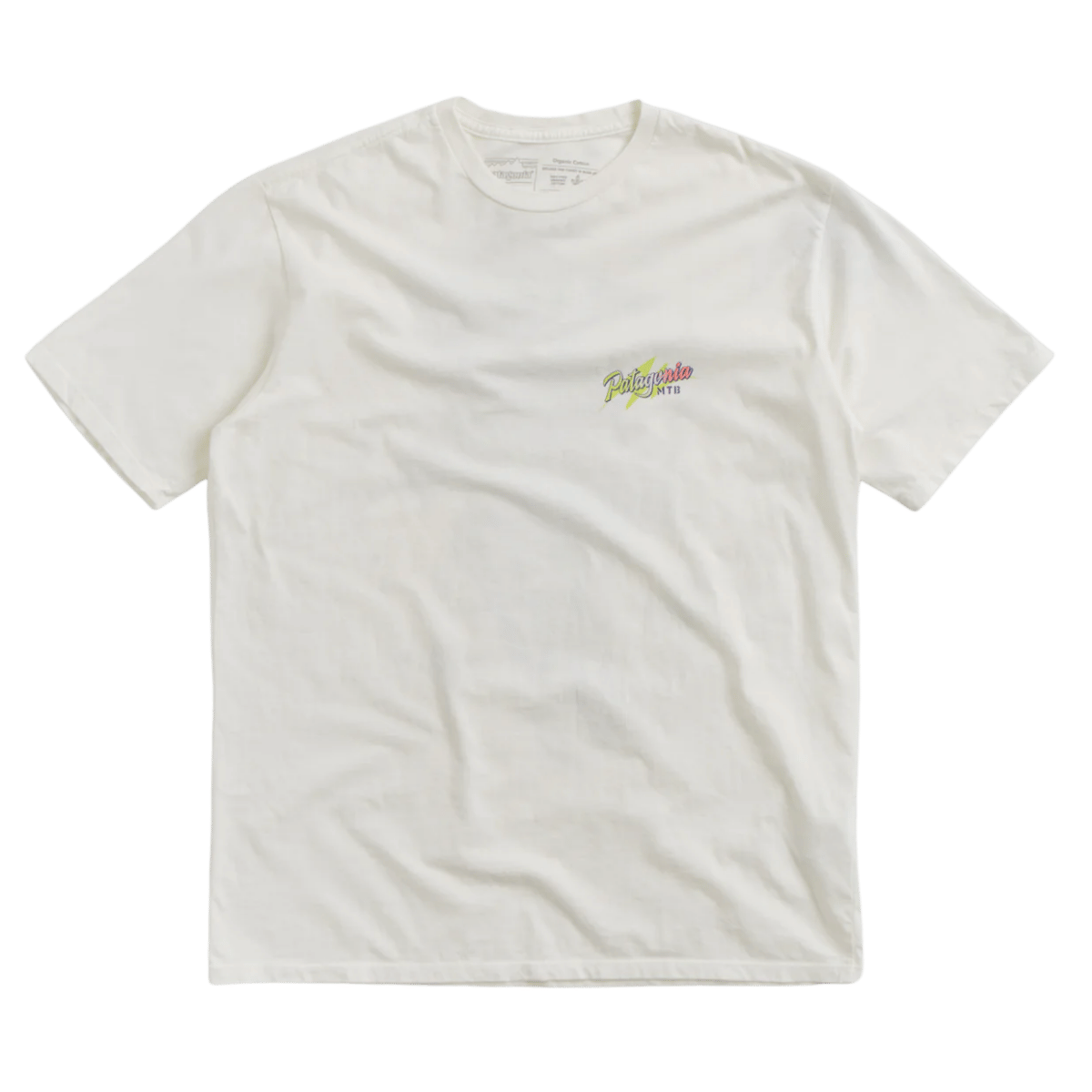 PATAGONIA TRAIL HOUND ORGANIC T-SHIRT - BIRCH WHITE FRONT