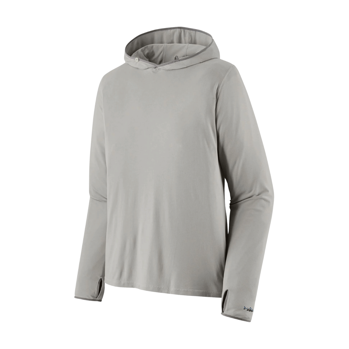 PATAGONIA TROPIC COMFORT NATURAL HOODY TAILORED GREY FRONT