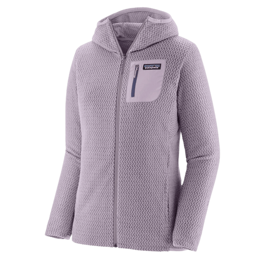 PATAGONIA W0MEN'S R1 AIR FULL ZIP HOODY - FOXGLOVE PURPLE FRONT