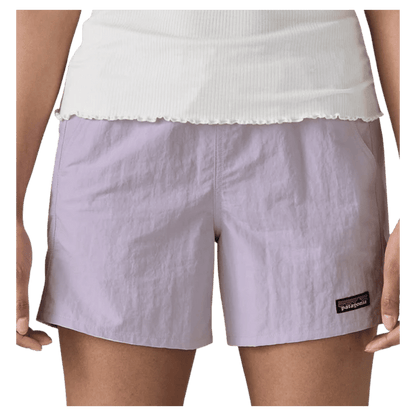 PATAGONIA WOMEN ORGANIC COTTON ADJUSTABLE SHORTS - FOXGLOVE PURPLE - FRONT VIEW WW
