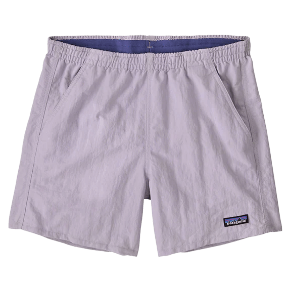 PATAGONIA WOMEN ORGANIC COTTON ADJUSTABLE SHORTS - FOXGLOVE PURPLE - FRONT VIEW 