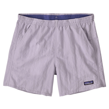 PATAGONIA WOMEN ORGANIC COTTON ADJUSTABLE SHORTS - FOXGLOVE PURPLE - FRONT VIEW 