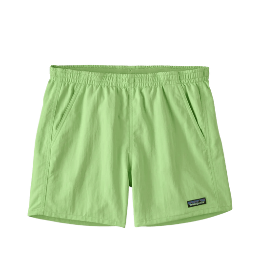 PATAGONIA WOMEN'S BAGGIES SHORTS 5" - SALAMANDER GREEN FRONT