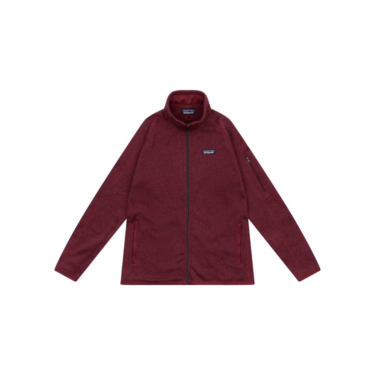 PATAGONIA WOMEN'S BETTER SWEATER JACKET, SEQUOIA RED, FRONT ANGLE, XS, SM, MD, LG, XL