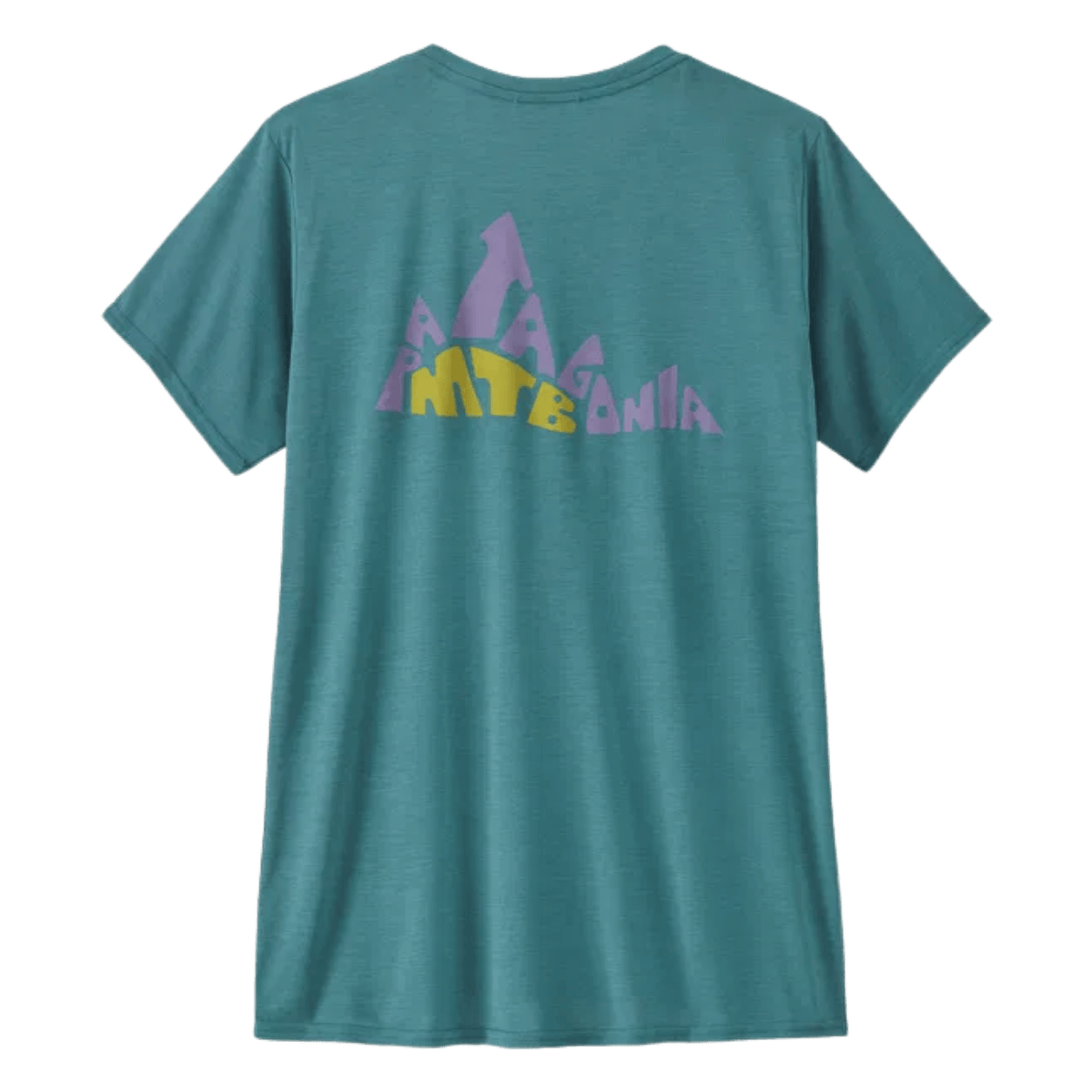 PATAGONIA WOMEN'S CAPILENE COOL DAILY GRAPH SHIRT - 73S: WETLAND BLUE BACK