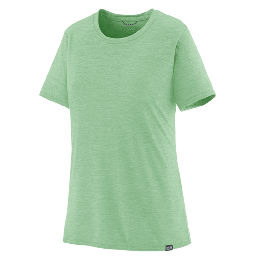 PATAGONIA WOMEN'S CAPILENE COOL DAILY SHIRT - WISPY GREEN FRONT