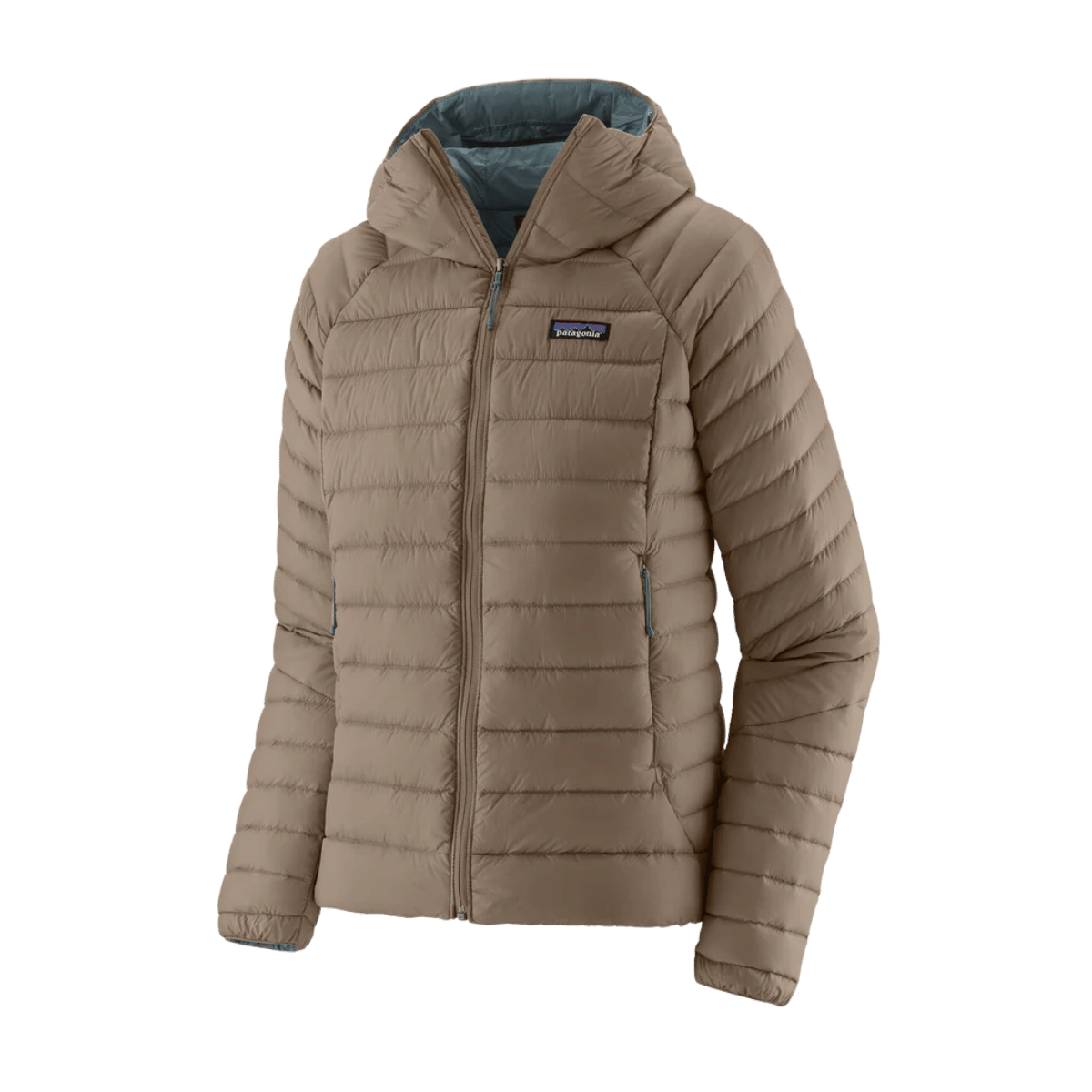 PATAGONIA WOMEN'S DOWN SWEATER HOODY - SEABIRD GREY FRONT