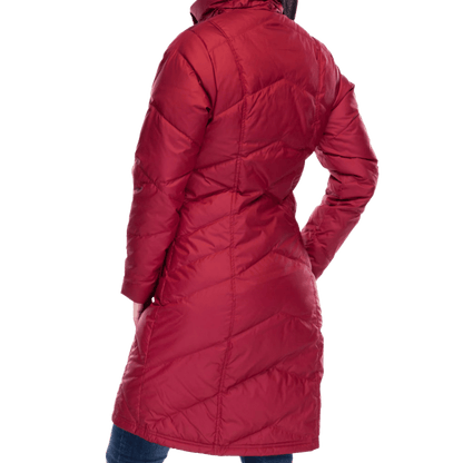 PATAGONIA WOMEN'S DOWN WITH IT PARKA - OXIDE RED WW BACK