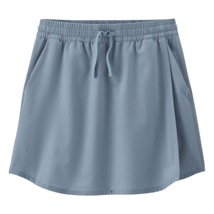 PATAGONIA WOMEN'S FLEETWITH SKORT - LT PLUME GREY FRONT
