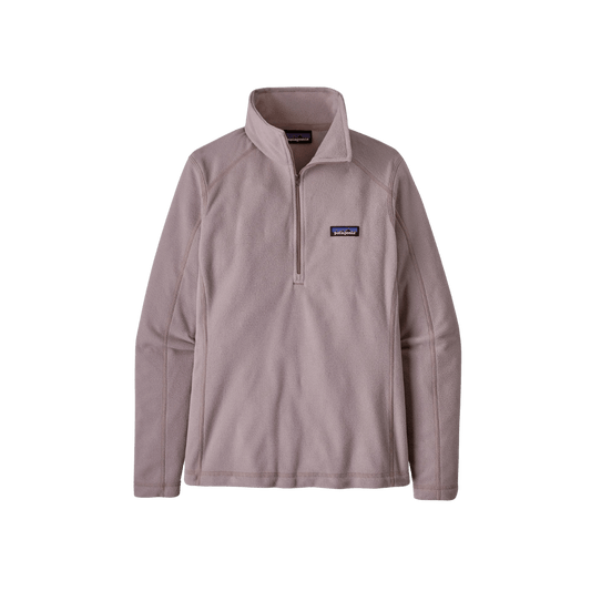 PATAGONIA WOMEN'S MICRO D 1/4 ZIP - STINGRAY MAUVE FRONT