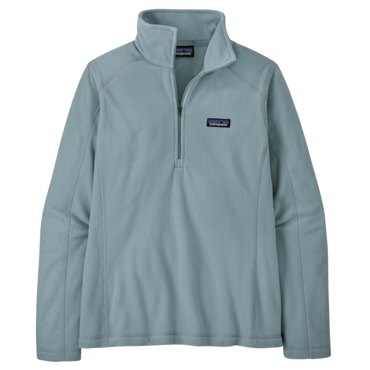 PATAGONIA WOMEN'S MICRO D 1/4 ZIP - THERMAL BLUE FRONT