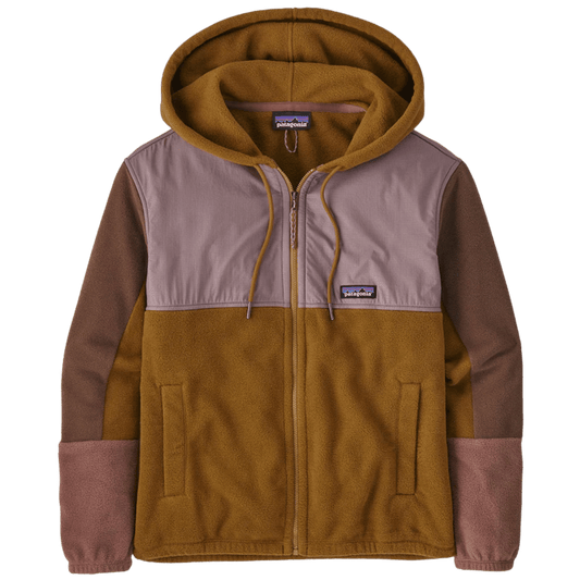 PATAGONIA WOMEN'S MICRODINI HOODY - SHELTER BROWN FRONT