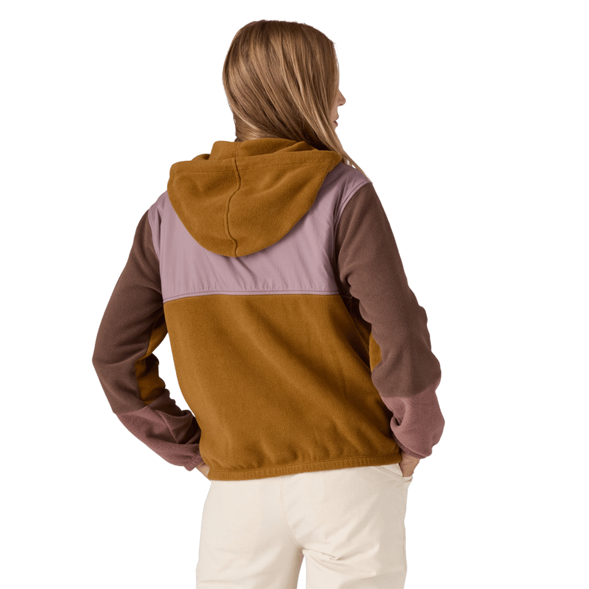 PATAGONIA WOMEN'S MICRODINI HOODY - SHELTER BROWN WW BACK