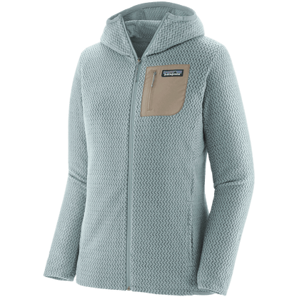 PATAGONIA WOMEN'S R1 AIR FULL-ZIP HOODY - THERMAL BLUE FRONT