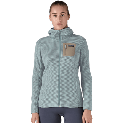 PATAGONIA WOMEN'S R1 AIR FULL-ZIP HOODY - THERMAL BLUE WW FRONT
