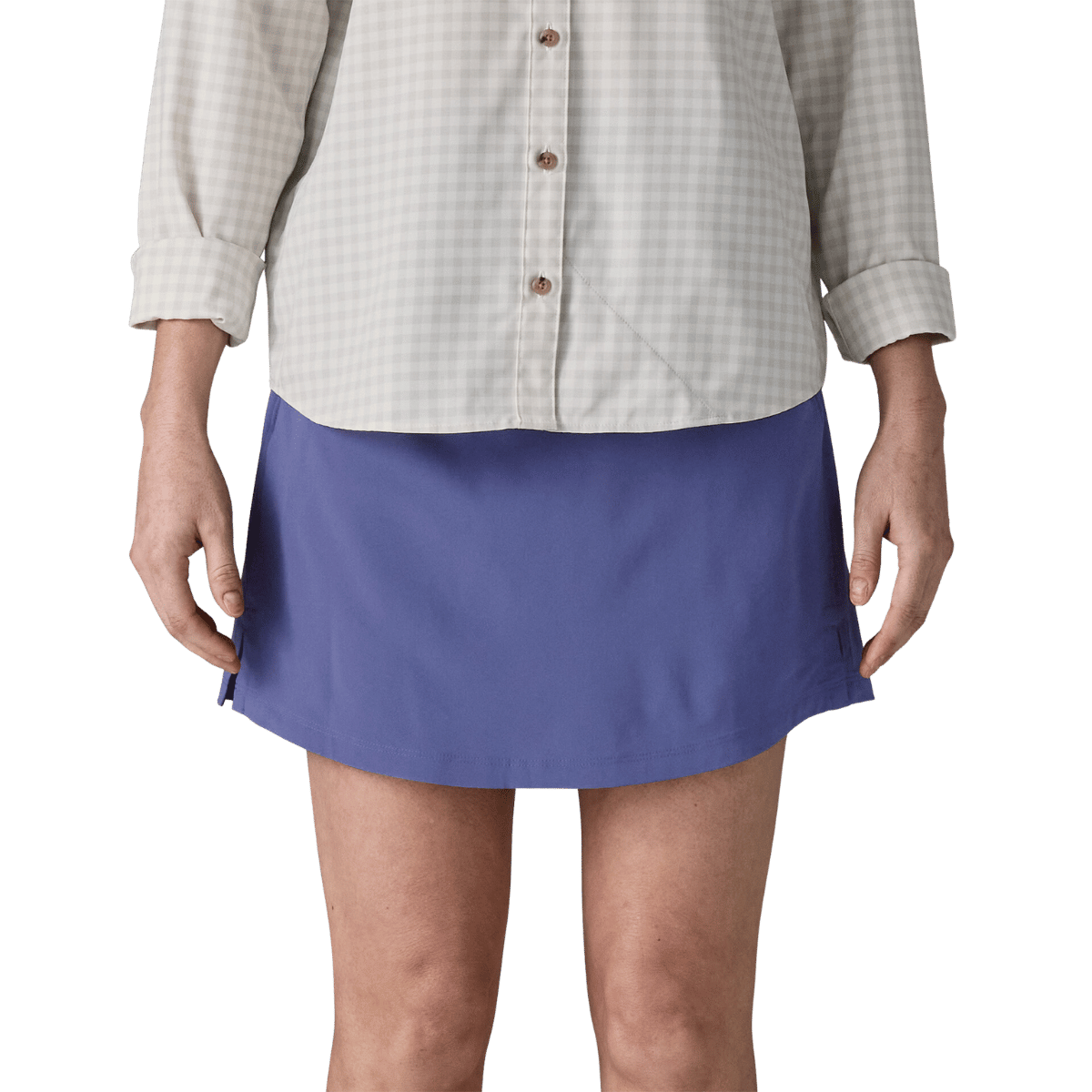 PATAGONIA WOMEN'S TECH SKORT - SOLSTICE PURPLE WW FRONT
