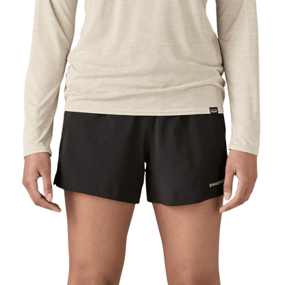 PATAGONIA WOMEN'S TERREBONNE SHORTS - BLACK WW FRONT