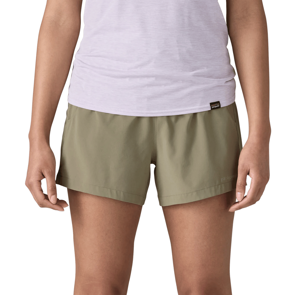 PATAGONIA WOMEN'S TERREBONNE SHORTS - RIVER ROCK GREEN WW FRONT