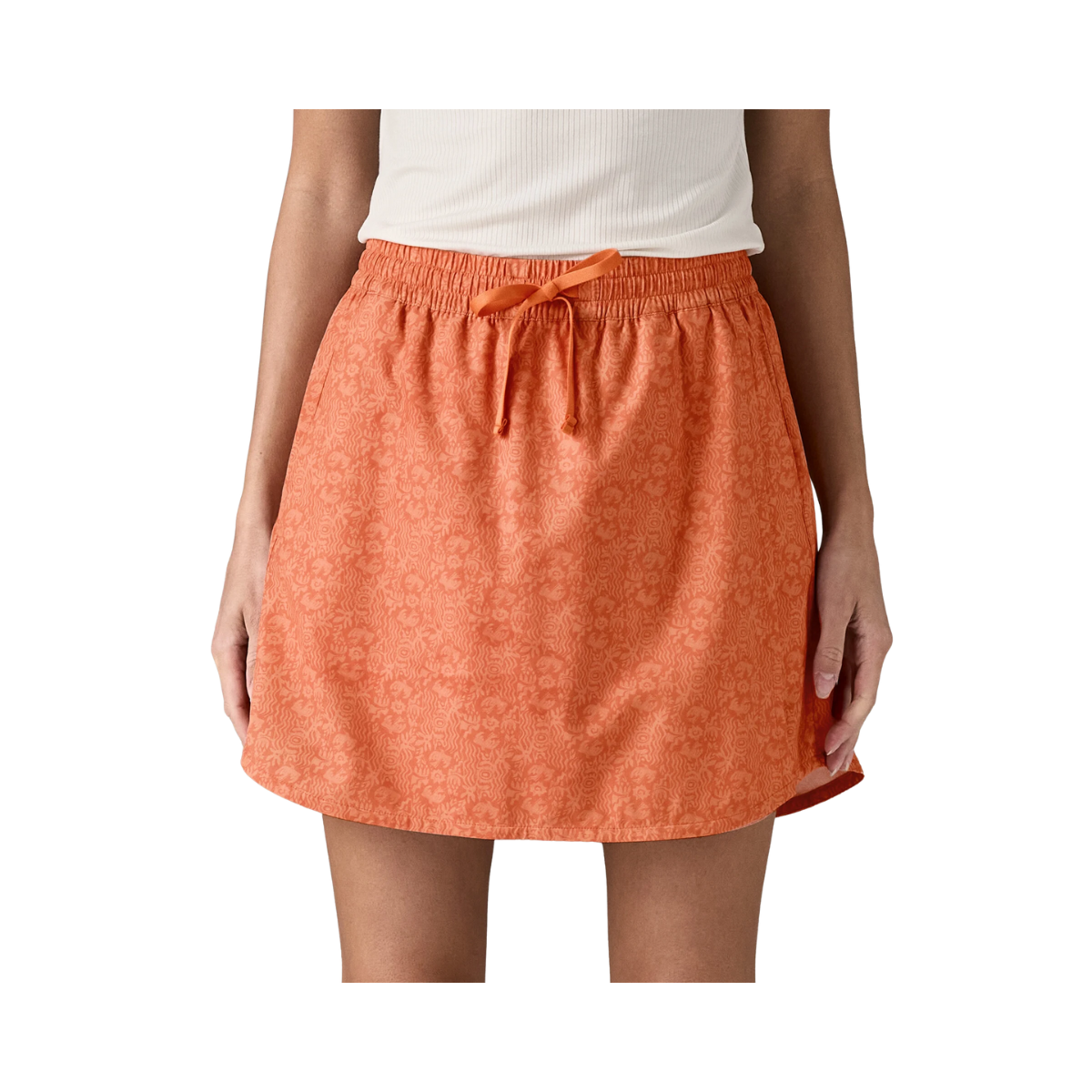 PATAGONIA WOMEN'S FLEETWITH SKORT - MOUNTIAN BREEZE front view