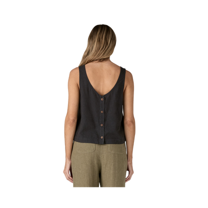 PATAGONIA WOMEN'S LIGHTWEIGHT GARDEN ISLAND TOP - BLACK