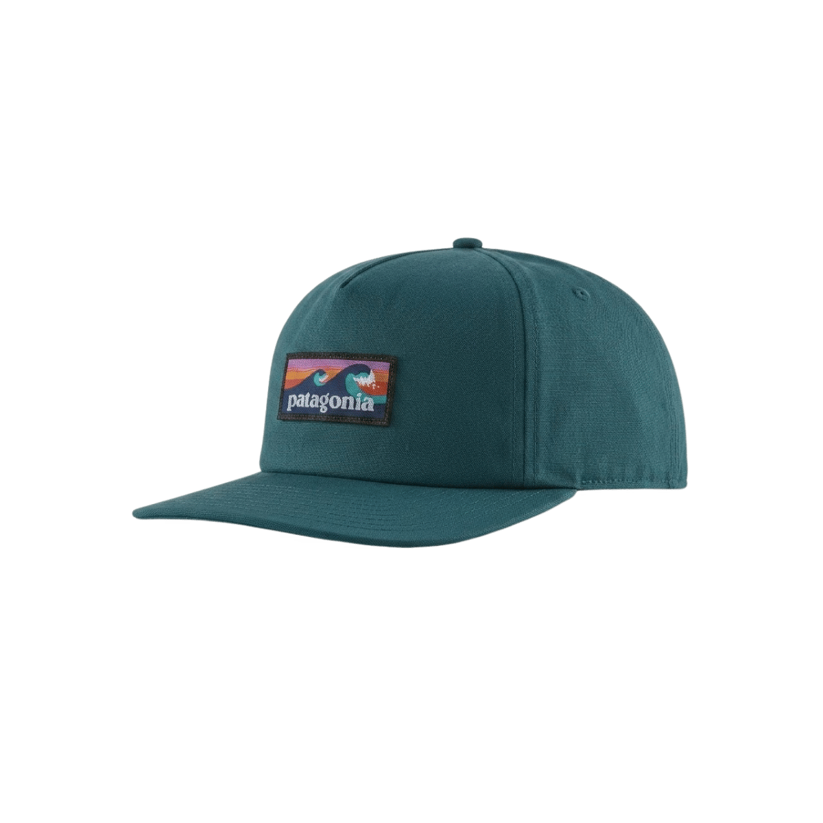 PATAGONIA BOARDSHORT LABEL FUNFARER CAP NOUVEAU GREEN