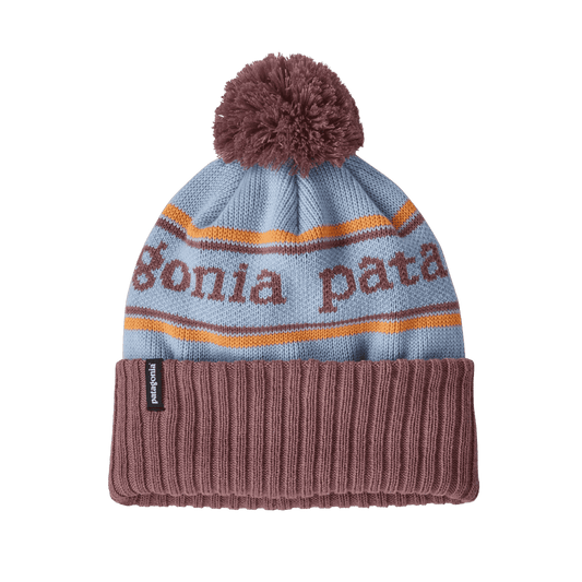 PATAGONIA KIDS PAOWDER TOWN BEANIE - PARK STRIPE: WISPY GREEN
