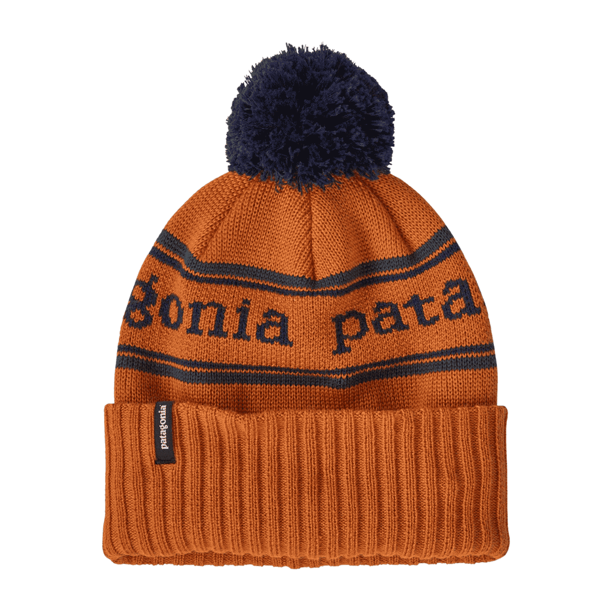 PATAGONIA KIDS POWDER TOWN BEANIE - PARK STRIPE: REDTAIL RIST