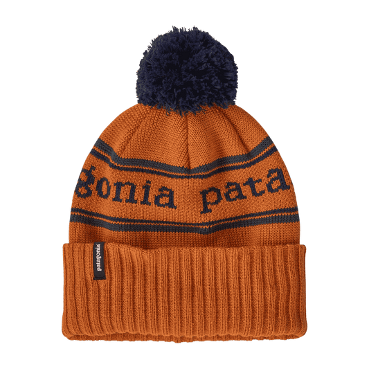 PATAGONIA KIDS POWDER TOWN BEANIE - PARK STRIPE: REDTAIL RIST