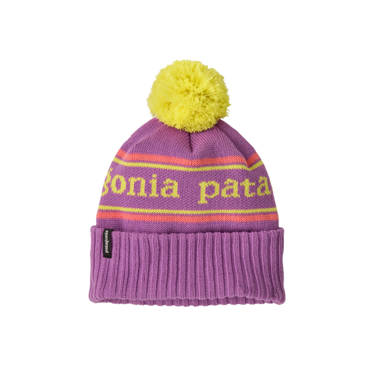 PATAGONIA_KIDS_POWDER_TOWN_BEANIE_YOUTH_PARK_STRIPE_BRISK_PURPLE_FRONT